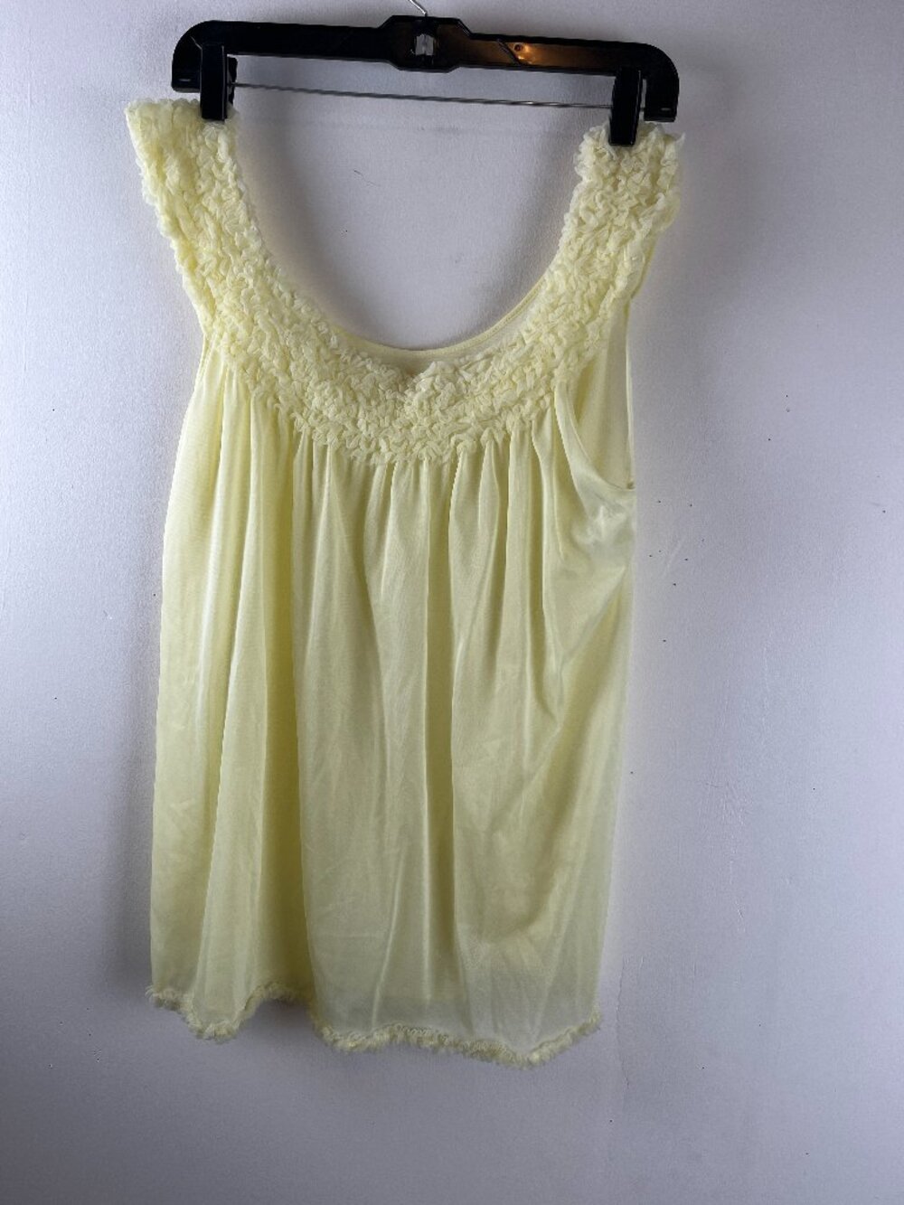 Brand New 1960s SMC Butter Yellow Babydoll Set